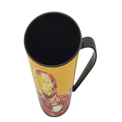 Caneca Avengers Branca Homem de Ferro 360 ml Caneca Avengers Branca Homem de Ferro 360 ml