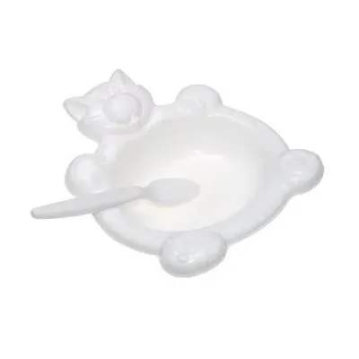 Prato Plastibaby Do Bebê Com Colher Prato Plastibaby Do Bebê Com Colher