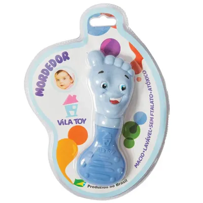Mordedor Vila Toy Pezinho Azul Mordedor Vila Toy Pezinho Azul