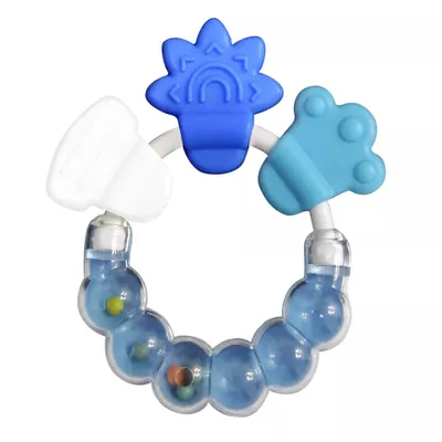 Mordedor Silicone Pais & Filhos Fundo Do Mar Azul Mordedor Silicone Pais & Filhos Fundo Do Mar Azul