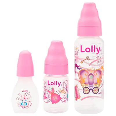 Kit Mamadeira Lolly Tip Cor Rosa Kit Mamadeira Lolly Tip Cor Rosa