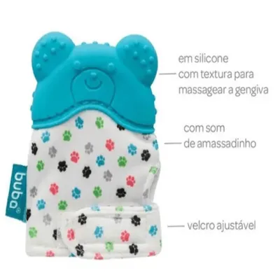 Mordedor Buba Urso Azul Mordedor Buba Urso Azul