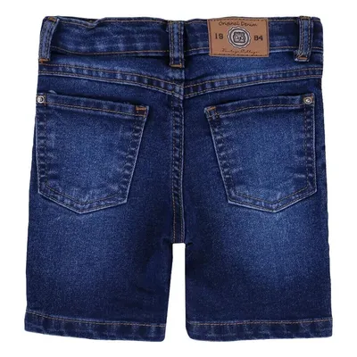 Bermuda Jeans Baby Gijo Com Lycra E Suedine Básica Bermuda Jeans Baby Gijo Com Lycra E Suedine Básica