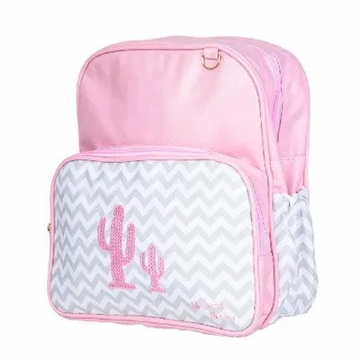 Mochila Maternidade Boni Bolsas Cacto Grande 30x36