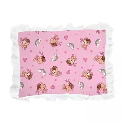 Travesseiro Incomfral Turma Da Mônica Baby Com Babado Mônica Travesseiro Incomfral Turma Da Mônica Baby Com Babado Mônica