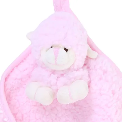 Naninha Zip Blanket Cetim Ovelha Carola Rosa Naninha Zip Blanket Cetim Ovelha Carola Rosa