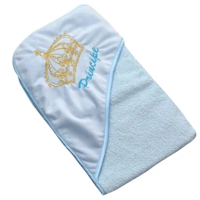 Toalha De Banho Zip Em Soft Com Capuz Príncipe