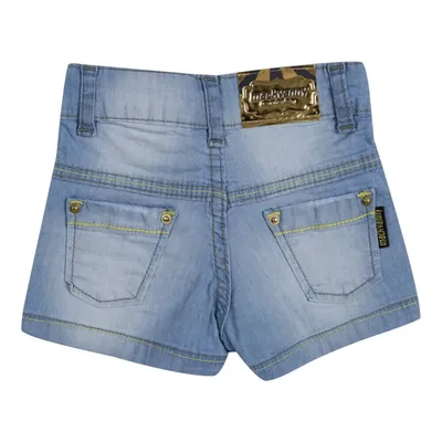 Shorts Jeans Bebê Mackvanny Com Bordado Borboleta Shorts Jeans Bebê Mackvanny Com Bordado Borboleta
