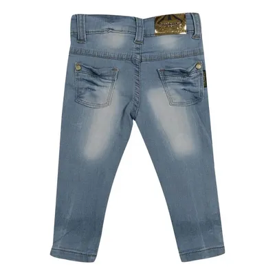 Calça Jeans Mackvanny Moletom Com Aplicação Bebê