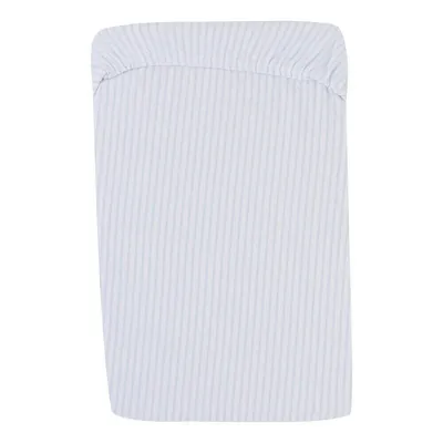 Lençol Din Don Para Berço Em Malha Ursinho 155x90 Azul Lençol Din Don Para Berço Em Malha Ursinho 155x90 Azul