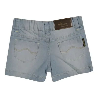 Short Jeans Mackvanny Lavagem Clara Básica Short Jeans Mackvanny Lavagem Clara Básica
