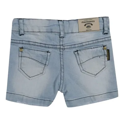 Short Jeans Mackvanny Lavagem Clara E Puído Short Jeans Mackvanny Lavagem Clara E Puído