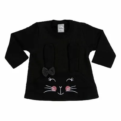 Conjunto Kely Kety Blusão Moletom Bordado Gatinha + Legging Conjunto Kely Kety Blusão Moletom Bordado Gatinha + Legging