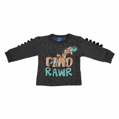 Conjunto Moletom WRK Blusão Estampa Dino Rawr + Calça Conjunto Moletom WRK Blusão Estampa Dino Rawr + Calça