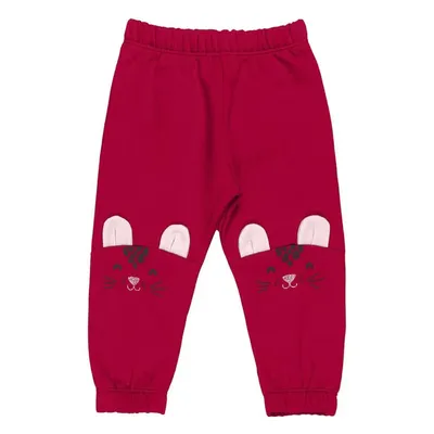 Calça Bebê Livy Em Moletom Com Bordado Oncinha