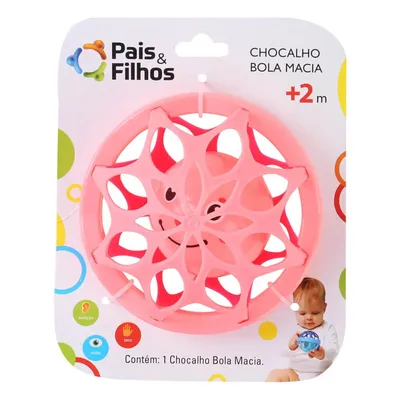 Chocalho Bola Macia Pais e Filhos Sortido Chocalho Bola Macia Pais e Filhos Sortido
