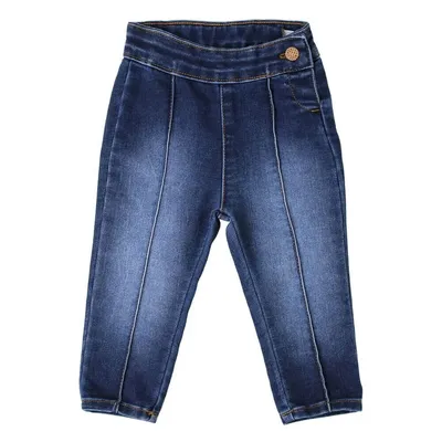 Calça Jeans Din Don Com Lycra Used e Frizzo Na Frente Menina
