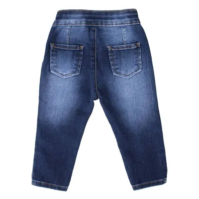 Calça Jeans Din Don Com Lycra Used e Frizzo Na Frente Menina