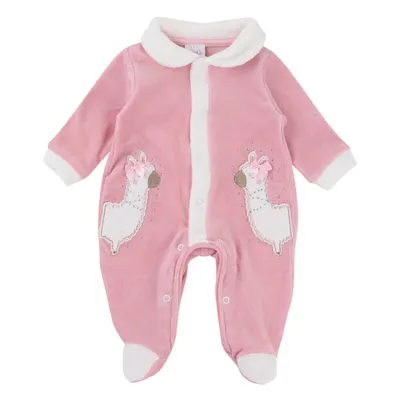 Saída Maternidade Baby Gijo Plush Bordado Lhama + Manta