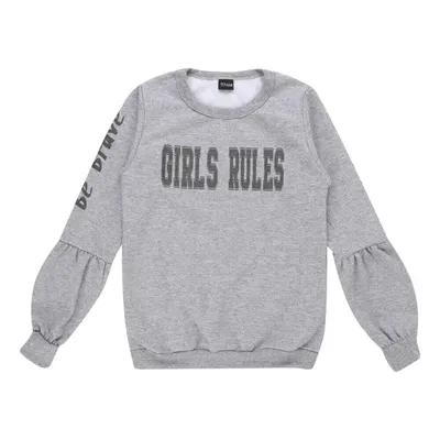 Blusão Juvenil Pami Moletom Com Manga Bufante Estampada Blusão Juvenil Pami Moletom Com Manga Bufante Estampada