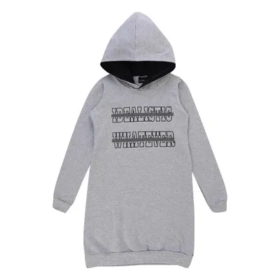Vestido Juvenil Pami Em Moletom Com Capuz Vestido Juvenil Pami Em Moletom Com Capuz