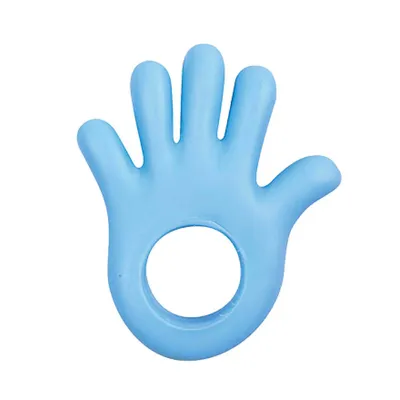 Mordedor Pais E Filhos Mãozinha Azul Mordedor Pais E Filhos Mãozinha Azul