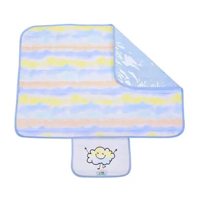 Trocador Portátil Minasrey Mini Herdeiros Estampa Be Happy Azul