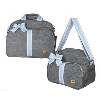 Kit Bolsa Maternidade Mappyng 02 Peças + Trocador Califórnia