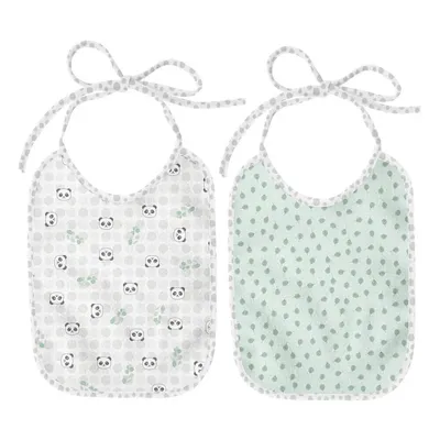 Babador Flanelado e Plastificado Papi Composê Panda