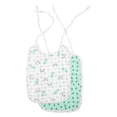 Babador Flanelado e Plastificado Papi Composê Panda