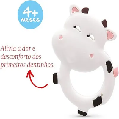 Mordedor Bebê Nuk Comfort Fun Vaquinha Mordedor Bebê Nuk Comfort Fun Vaquinha