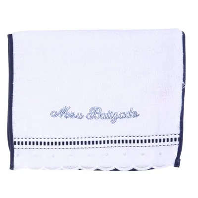 Toalha Batizado Everly Bordado Meu Batizado