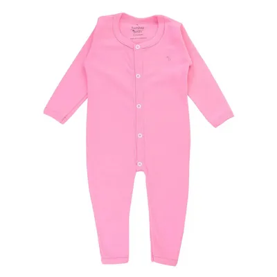 Macacão Longo Junkes Em Suedine Básico Menina