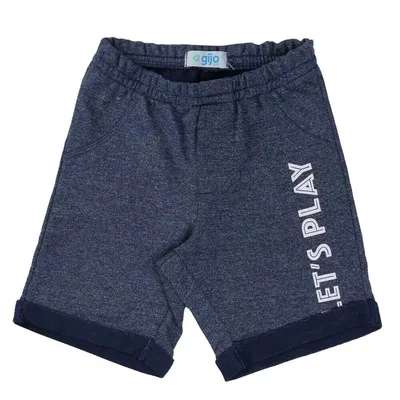 Bermuda Gijo Kids Moletom Com Estampa Lateral Bermuda Gijo Kids Moletom Com Estampa Lateral