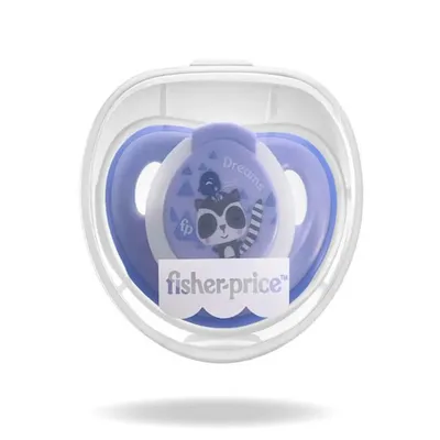 Chupeta Fisher Price Moments Glow Tam. 1 Azul Com Case Chupeta Fisher Price Moments Glow Tam. 1 Azul Com Case