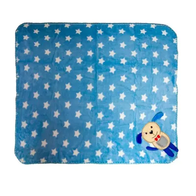 Cobertor Incomfral Baby Joy Dog Estrela Azul Cobertor Incomfral Baby Joy Dog Estrela Azul