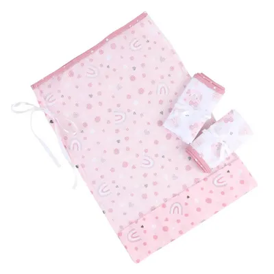 Saco Para Roupa Baby Gijo Cute Animals Mater Menina 03 Peças