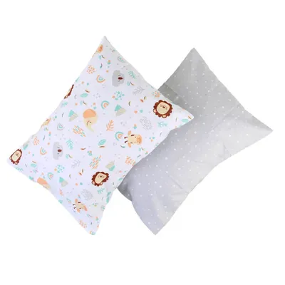 Kit Fronha Baby Gijo Cute Animals Neutro 02 Peças Kit Fronha Baby Gijo Cute Animals Neutro 02 Peças