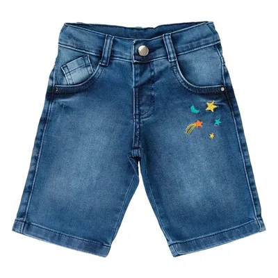 Bermuda Jeans Kookabu Com Bordado De Foguete Bermuda Jeans Kookabu Com Bordado De Foguete