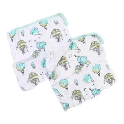 Pano De Boca Papi Karinho Com Prendedor Chupeta 02 Peças Neutro 25 x25