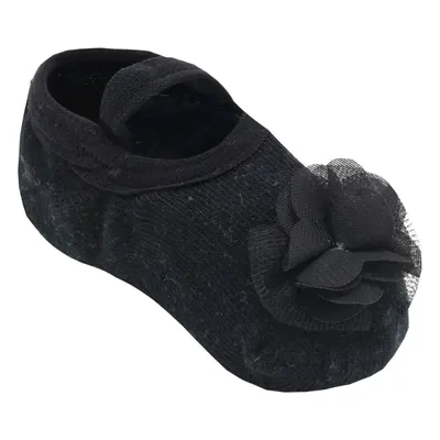 Meia Sapatilha Bebê Everly Aplicação De Flor