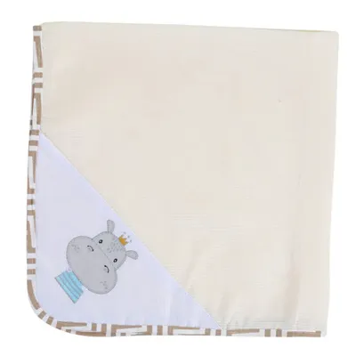 Manta Balu Baby Em Tecido Piquet Bege