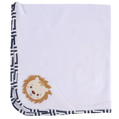 Manta Balu Baby Em Malha Marinho