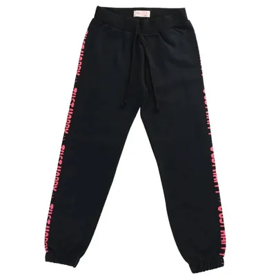 Calça Color Girl Moletom Estampa Just Happy