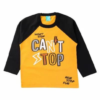 Camiseta Kookabu Manga Longa Duas Cores Estampada Camiseta Kookabu Manga Longa Duas Cores Estampada