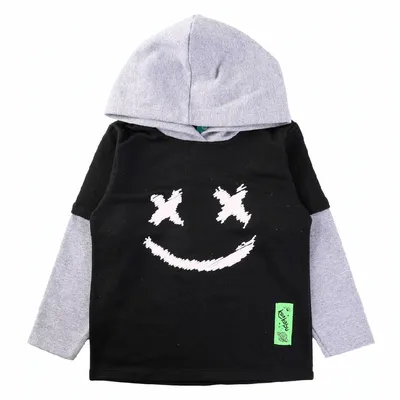 Blusão Kookabu Duas Cores Estampa Carinha Feliz Blusão Kookabu Duas Cores Estampa Carinha Feliz