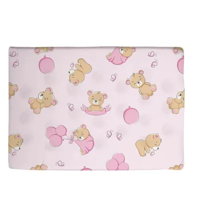 Travesseiro Incomfral Bercinho Antissufocante Estampa Ursa Balões Travesseiro Incomfral Bercinho Antissufocante Estampa Ursa Balões