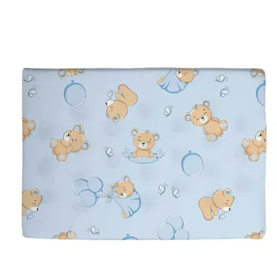 Travesseiro Incomfral Bercinho Antissufocante Estampa Urso Balões Travesseiro Incomfral Bercinho Antissufocante Estampa Urso Balões