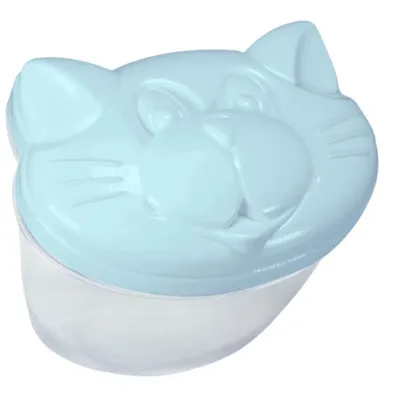 Porta Algodão Plastibrasil Baby Gatinho Porta Algodão Plastibrasil Baby Gatinho