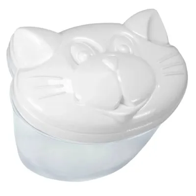 Porta Algodão Plastibrasil Baby Gatinho Porta Algodão Plastibrasil Baby Gatinho